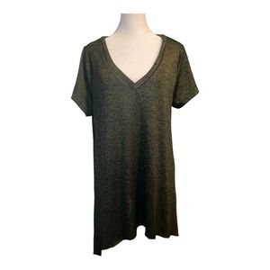 NWT Torrid Olive Green Sharkbite Tee 9/L/12